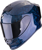Full-Face Motorcycle Helmet Scorpion Exo Exo-R1 Evo Carbon Air Carbon Fiber Blue Onyx Size Xxl