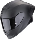 Full-Face Motorcycle Helmet Scorpion Exo Exo-R1 Evo Ii Air Ultra Tct Matt Black Solid Size S