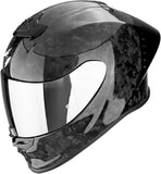 Full-Face Motorcycle Helmet Scorpion Exo Exo-R1 Evo Ii Carbon Air Carbon Fiber Black Onyx Size Xs