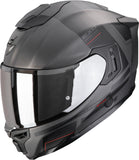 Full-Face Motorcycle Helmet Scorpion Exo Exo-1500 Air Ultra Tct Matt Silver Black Red Dual Size M