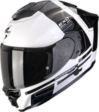 Full-Face Motorcycle Helmet Scorpion Exo Exo-1500 Air Ultra Tct White Black Blue Dual Size M