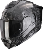 Full-Face Motorcycle Helmet Scorpion Exo Exo-1500 Carbon Air Carbon Fiber Black Onyx Size Xs