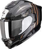 Full-Face Motorcycle Helmet Scorpion Exo Exo-1500 Carbon Air Carbon Fiber Black Copper Zity Size M