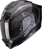 Full-Face Motorcycle Helmet Scorpion Exo Exo-1500 Carbon Air Carbon Fiber Chameleon Black Mundi Size M