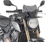 Smoked Wind-Scree - Givi Compatible With Cfmoto 700 Cl-X (2021-2024)