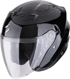Urban Motorcycle Helmet Scorpion Exo Exo-Z1 Ultra Tct Metallic Black Solid Size S
