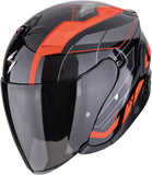 Urban Motorcycle Helmet Scorpion Exo Exo-Z1 Ultra Tct Black Red Vue Size Xxl