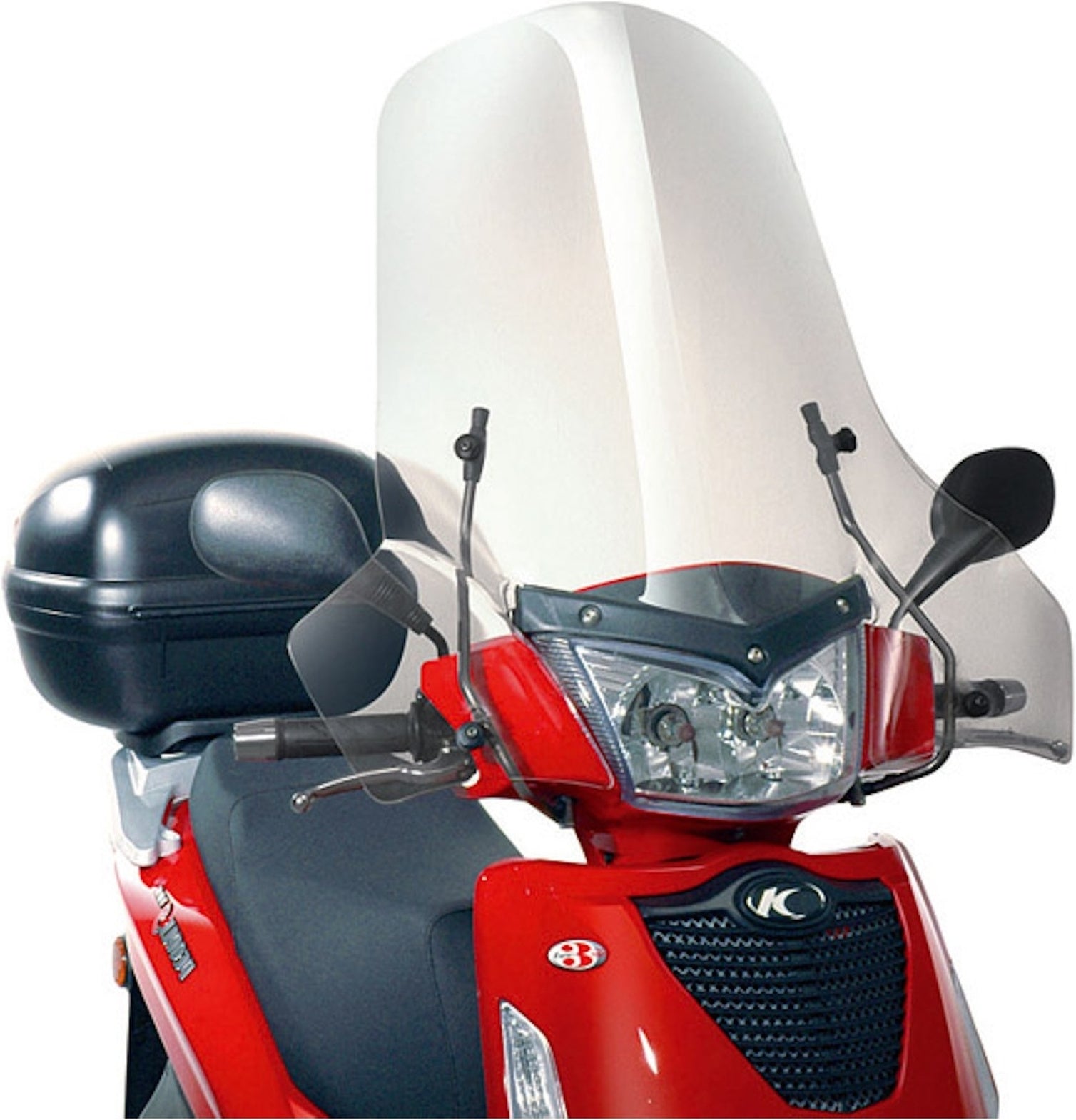 Transparent Wind-Screen - Givi Compatible With Kymco People S 50 - 125 - 200 (2005-2015)
