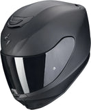 Full-Face Motorcycle Helmet Scorpion Exo Exo-391 Polycarbonate Matt Black Solid Size S
