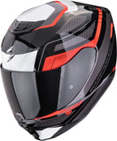 Full-Face Motorcycle Helmet Scorpion Exo Exo-391 Polycarbonate Black Red Leo Size Xxl