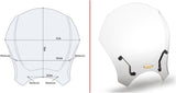 Universal Transparent Wind-Screen - Givi Compatible With Triumph Trident 660 (2021-2024)