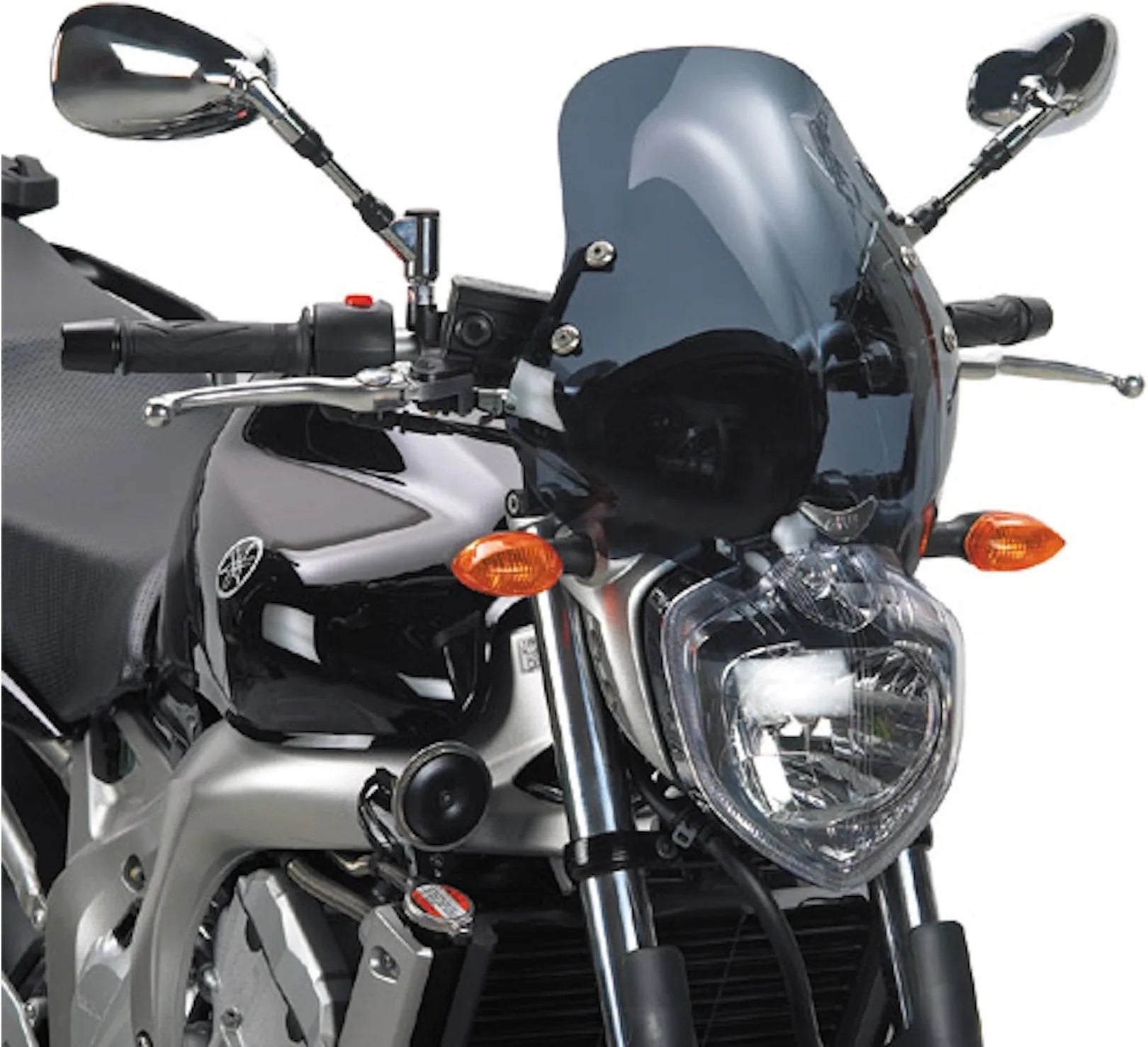 Smoked Wind-Scree - Givi Compatible With Yamaha Fz-6 (2004-2006)