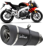 Exhaust Tip Without Sound Certification Factory S Carbon Fiber Carbon Fiber End Cap - Leovince Compatible With Aprilia Tuono V4 1100 Factory (2019-2020)