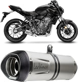 Complete Exhaust System Without Catalytic Converter And Without Sound Certification Lv One Evo Stainless Steel Carbon Fiber End Cap - Leovince Compatible With Yamaha Xsr 700 (2021-2024)