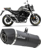 Exhaust Tip Without Sound Certification Lv One Evo Carbon Fiber Carbon Fiber End Cap - Leovince Compatible With Honda Cb 750 Hornet (2025-2026)