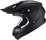 Off-Road Motorcycle Helmet Scorpion Exo Vx-16 Evo Air Polycarbonate Matt Black Solid Size L