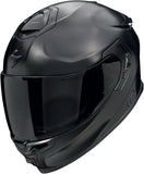 Full-Face Motorcycle Helmet Scorpion Exo Exo-Gt Sp Air Ultra Tct Metallic Black Solid Size Xxl