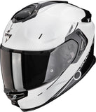 Full-Face Motorcycle Helmet Scorpion Exo Exo-Gt Sp Air Ultra Tct Pearl White Black Asphalt Size L