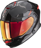 Full-Face Motorcycle Helmet Scorpion Exo Exo-Gt Sp Air Ultra Tct Black Silver Asphalt Size L