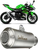 Exhaust Tip Without Sound Certification Lv-10 Stainless Steel Stainless Steel End Cap - Leovince Compatible With Kawasaki Z 500 - Se (2024-2026)
