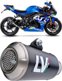 Exhaust Tip Without Sound Certification Gp Corsa Evo Carbon Fiber - Leovince Compatible With Honda Cbr 500 R (2016-2018)