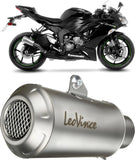 Exhaust Tip Without Sound Certification Lv-10 Stainless Steel Stainless Steel End Cap - Leovince Compatible With Kawasaki Zx 6R Ninja (2009-2016)