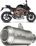 Exhaust Tip Without Sound Certification Lv-10 Stainless Steel Stainless Steel End Cap - Leovince Compatible With Ktm 1290 Super Duke R (2020)