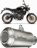 Complete Exhaust System Without Catalytic Converter And Without Sound Certification Lv-10 Stainless Steel Stainless Steel End Cap - Leovince Compatible With Yamaha Yzf-R7 700 (2021-2024)