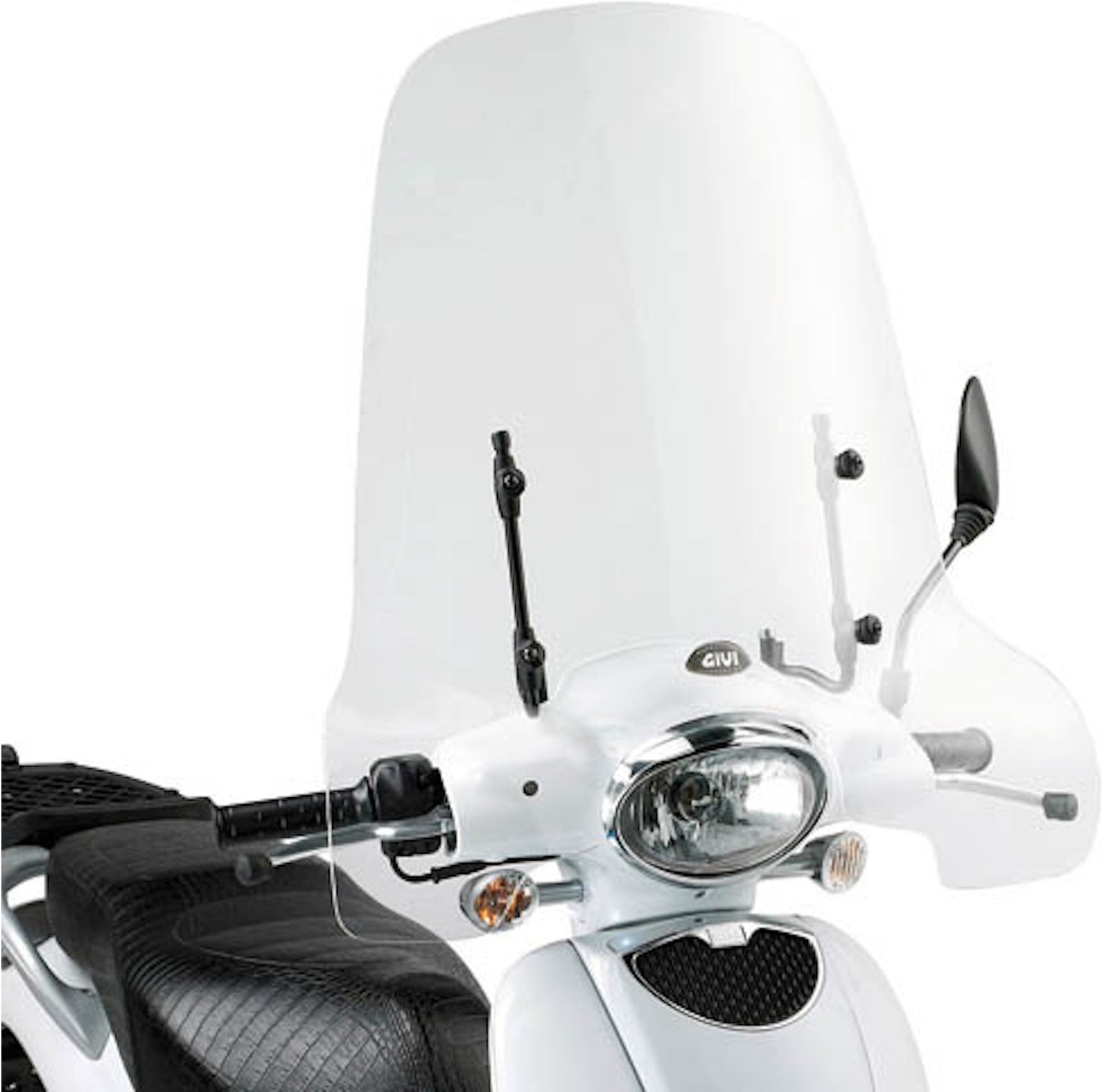 Transparent Wind-Screen - Givi Compatible With Aprilia Scarabeo 50 (2009-2013)