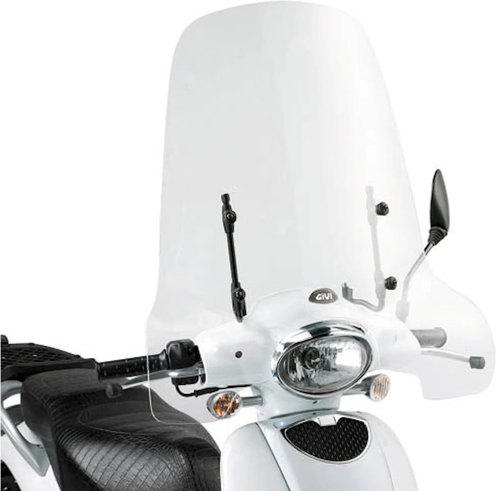 Transparent Wind-Screen - Givi Compatible With Aprilia Scarabeo 50 (2009-2013)