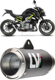 Exhaust Tip Without Sound Certification Lv Corsa Carbon Fiber Stainless Steel End Cap - Leovince Compatible With Kawasaki Z 900 A2 (2025-2026)