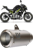 Exhaust Tip Without Sound Certification Lv Corsa Titanium Stainless Steel End Cap - Leovince Compatible With Kawasaki Z 900 (2025-2026)