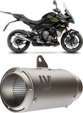 Exhaust Tip Without Sound Certification Lv Corsa Titanium Stainless Steel End Cap - Leovince Compatible With Triumph Tiger 800 Sport (2024-2026)