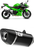 Exhaust Tip Without Sound Certification Lv Corsa Carbon Fiber Stainless Steel End Cap - Leovince Compatible With Aprilia Tuono V4 1100 Factory (2021-2024)