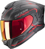 Full-Face Motorcycle Helmet Scorpion Exo Exo-530 Air Polycarbonate Matt Black Red Slope Size Xl