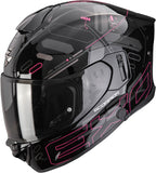 Full-Face Motorcycle Helmet Scorpion Exo Exo-530 Air Polycarbonate Black Pink Fond Size Xs