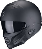 Full-Face Motorcycle Helmet Scorpion Exo Exo-Combat Ii Polycarbonate Matt Black Solid Size Xxl