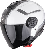 Urban Motorcycle Helmet Scorpion Exo Exo-City Ii Polycarbonate Matt Silver White Cosmos Size M