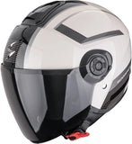 Urban Motorcycle Helmet Scorpion Exo Exo-City Ii Polycarbonate Cream Black Cosmos Size L