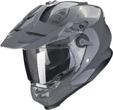 Full-Face Motorcycle Helmet Scorpion Exo Adf-9000 Air Ultra Tct Cement Grey Solid Size S
