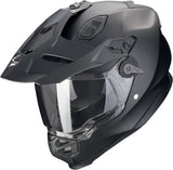 Full-Face Motorcycle Helmet Scorpion Exo Adf-9000 Air Ultra Tct Matt Pearl Black Solid Size L