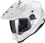 Full-Face Motorcycle Helmet Scorpion Exo Adf-9000 Air Ultra Tct Pearl White Solid Size Xl