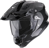 Full-Face Motorcycle Helmet Scorpion Exo Adf-9000 Carbon Air Carbon Fiber Black Solid Size Xxl