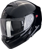 Flip-Up Motorcycle Helmet Scorpion Exo Exo-930 Evo Polycarbonate Black Solid Size Xxl