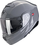 Flip-Up Motorcycle Helmet Scorpion Exo Exo-930 Evo Polycarbonate Cement Grey Solid Size L