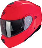 Flip-Up Motorcycle Helmet Scorpion Exo Exo-930 Evo Polycarbonate Neon Red Solid Size Xs
