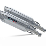 Exhaust Tip With Noise Certification Furore-X Stainless Steel - Gpr Compatible With Aprilia Dorsoduro 1200 (2011-2016)