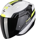 Urban Motorcycle Helmet Scorpion Exo Exo-230 Polycarbonate White Black Neon Yellow Hipe Size Xs