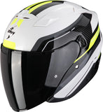 Urban Motorcycle Helmet Scorpion Exo Exo-230 Polycarbonate White Black Neon Yellow Hipe Size M