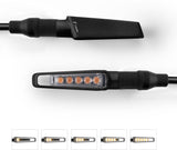 Couple Sequential Led Turn Signal Rear Vision - Rizoma Compatible With Ducati Scrambler 800 Full Throttle (2015-2021)